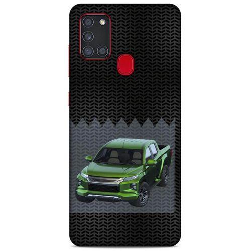 Lopard Samsung Galaxy A21s Uyumlu Kılıf PickUpX (18) Telefon Kılıfları Fosforlu Yeşil