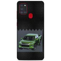 Lopard Samsung Galaxy A21s Uyumlu Kılıf PickUpX (18) Telefon Kılıfları Fosforlu Yeşil