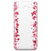 Samsung Galaxy J4 Plus Kılıf Minik Kalpler Arka Kapak Koruma Desenli Full Koruyucu