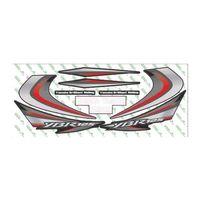 YAMAHA Yamaha Ybr 125 2010 Uyumlu Kırmızı Sticker Set