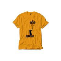 Arctic Monkeys Logo Wave Gold Renkli Tişört Sarı Renkli