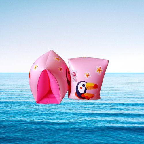0-3 Yaş, Pembe Desenli Havuz Kolluğu, Çocuk Yüzme Kolluk, Figürlü Deniz Yüzme Öğrenme Seti