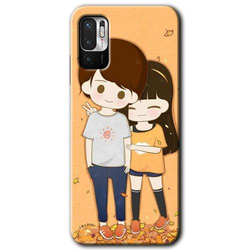 Potkal Hediye Fabrikası Poco M3 Pro Kılıf HD Desen Baskılı Arka Kapak - Şıpsevdi Çift