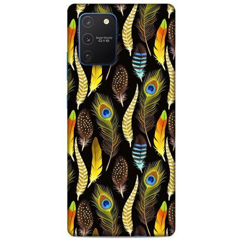 Samsung Galaxy S10 Lite Kılıf Desenli Özel Seri Tüyler (7) Telefon Kılıfı