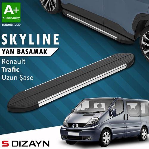 S-Dizayn Renault Trafic 2 Uzun Şase Skyline Krom Yan Basamak 263 Cm 2001-2014 A+ Kalite