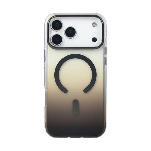 Apple iPhone 17 Pro Max Kılıf M-safe Şarj Özellikli Transparan Renk Geçişli Zore Toros Kapak