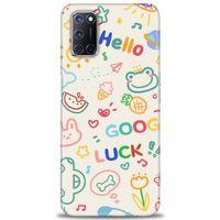 Oppo A52 Kılıf HD Baskılı Kılıf - Goog Luck + Tam Ekran Koruyucu