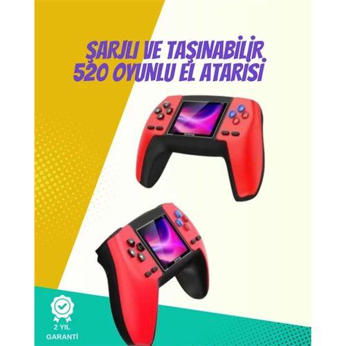 P5 Retro Gamepad – Kompakt Tasarım, 520 Oyun, Nostalji Sevenlere Özel