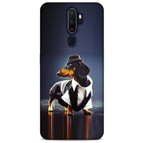 Oppo A5 2020 Kılıf Köpek Kıyafetleri (1) Kılıfı Dakhund Gömlek