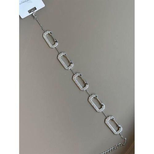 Taşlı Bileklik - Gümüş