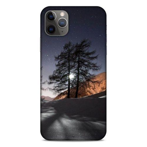 Lopard Apple Iphone 11 Pro Max Uyumlu Kılıf Gece'S (48) Bumper Kılıf Kış Manzara