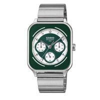 Casio MTP-M307D-3BVDF Quartz Çelik Gri Yeşil Kadran 34 mm Erkek Kol Saati