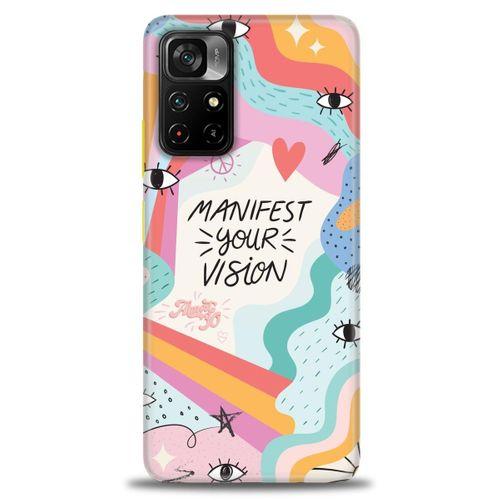 Xiaomi Redmi Note 11 Pro Plus Kılıf HD Baskılı Kılıf - Manifest Your Vision + Tam Ekran Koruyucu