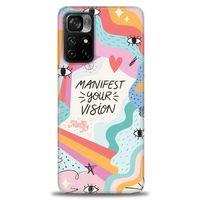 Xiaomi Redmi Note 11 Pro Plus Kılıf HD Baskılı Kılıf - Manifest Your Vision + Tam Ekran Koruyucu