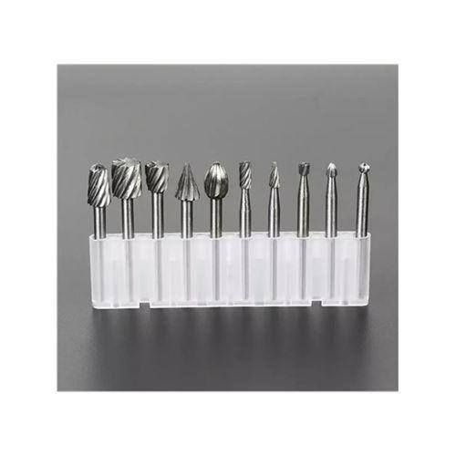 Zhltools Dremel Uyumlu Mini Oyma Gravür Uç Seti 10lu Tungsten Karbür, Ahşap, Metal, Plastik için