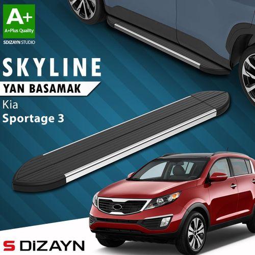 S-Dizayn Kia Sportage 3 Skyline Krom Yan Basamak 173 Cm 2010-2016 A+ Kalite