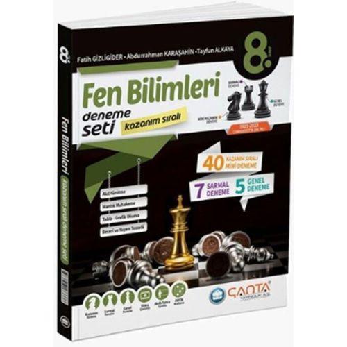 8. Sınıf Fen Bilimleri Kazanım Sıralı Deneme Seti Çanta Yayınları