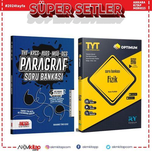 Referans TYT Fizik ve AKM Paragraf Soru Bankası Seti 2 Kitap