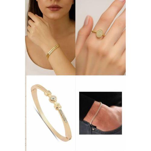 4'Lü Çelik Bijuteri Set -  SNJ-SET4003