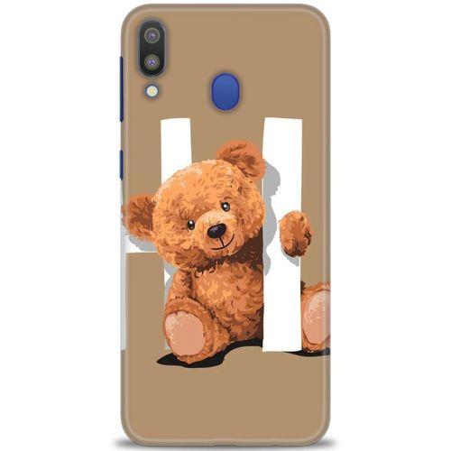 Samsung Galaxy M20 Kılıf HD Baskılı Kılıf - Teddy Hı + Tam Ekran Koruyucu