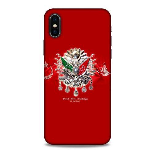 Apple Iphone X Uyumlu Kılıf Ottoman (13) Silikon Kap Tuğra