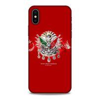 Apple Iphone X Uyumlu Kılıf Ottoman (13) Silikon Kap Tuğra