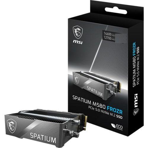 MSI Spatium M580 FROZR Soğutuculu 2TB PCIe 5. M.2