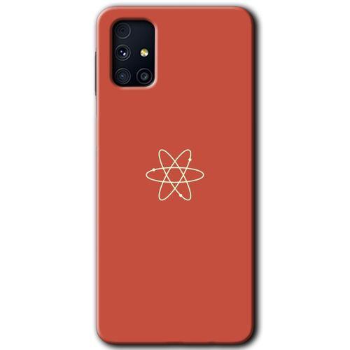 Potkal Hediye Fabrikası Samsung Galaxy M31s HD Baskılı Kılıf + 9D Tam Ekran Koruyucu - Atom