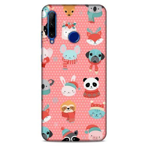 Animax Noel Sevimli Hayvanlar Huawei Honor 20 Lite Kılıf Desenli Silikon