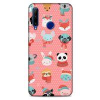 Animax Noel Sevimli Hayvanlar Huawei Honor 20 Lite Kılıf Desenli Silikon