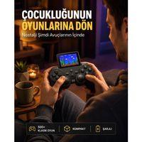 2.4 İnç Hd Renkli Ekranlı 500-in-1 Taşınabilir Retro Oyun Konsolu, Kablolu Tv Bağlantısı Ve Uzun Pil Ömrü