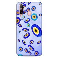 Nazarium (41) Desenli Silikon Kapak Samsung Galaxy A60 Kılıf