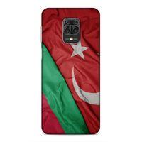 Xiaomi Redmi Note 9 Pro Uyumlu Kılıf Azarbaijan (10) Full Koruma Kılıfı Türk & Azerbaycan Bayrak