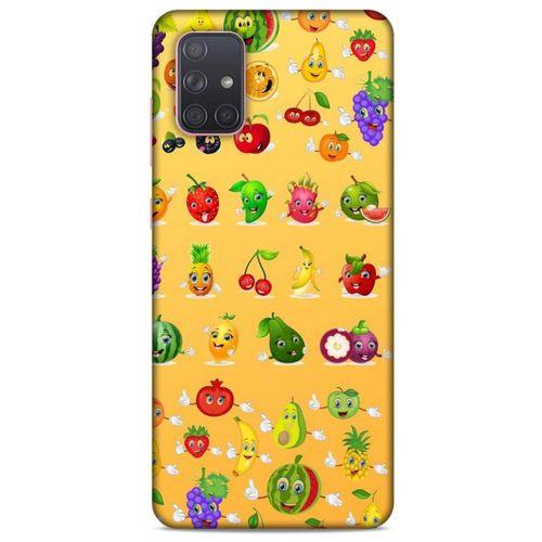 Frutix Meyve Mix 09 Samsung Galaxy A71 Kılıf Desenli Silikon