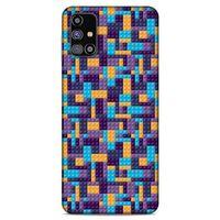 Lopard Samsung Galaxy M31s Uyumlu Kılıf BloX (49) Ultra Silikon Kılıf Mor Orange
