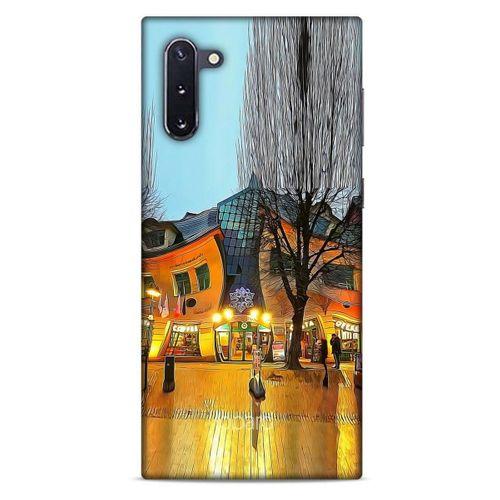 Samsung Galaxy Note 10 Kılıf Dünya Mimarisi (33) Hybrid Kılıf Krzywy Domek Polonya