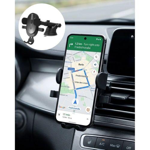 Araç Havalandırma Telefon Tutucu 360 Derece Döner Otomatik Kilitli Stand