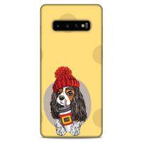 Animax Bereli Spaniel Samsung Galaxy S10 Plus Kılıf Desenli Silikon