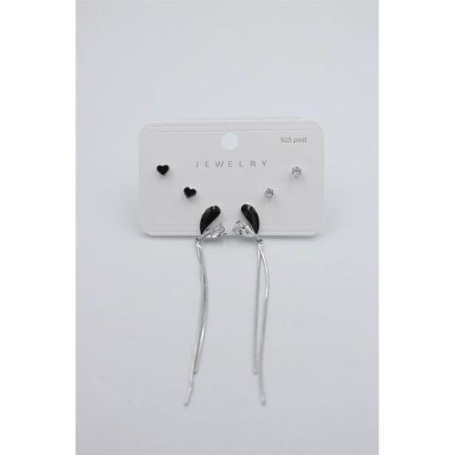 Çoklu Set Küpe - Gümüş