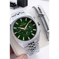 Slazenger İtalyan Tasarım Bileklik Hediyeli 2 Yıl Garantili 10 Atm Çelik Erkek Kol Saat ESL.2574.370