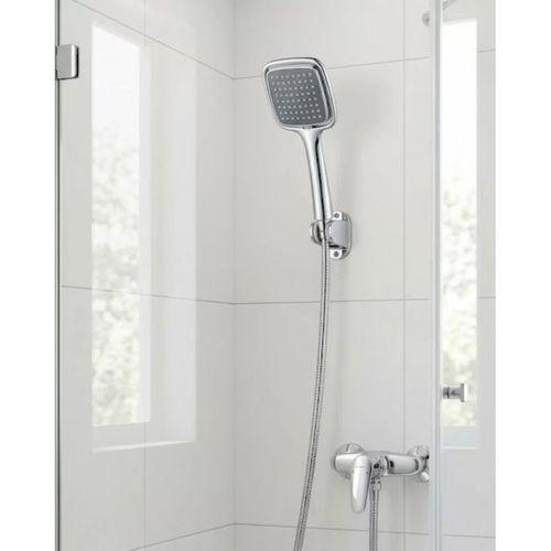 Siyah El Duşu Seti Spiral Duş Hortumu Ve Duvar Askılı Çok Fonksiyonlu Duş Başlığı