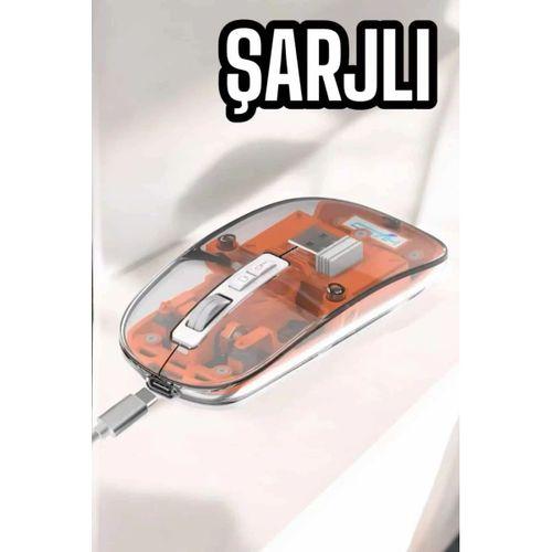 Kablosuz Mouse Fare 5.0 Bluetooth Bağlantılı Usb Girişli
