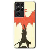 Samsung Galaxy S21 Ultra HD Baskılı Kılıf + 9D Tam Ekran Koruyucu - Dragon Hunter 1