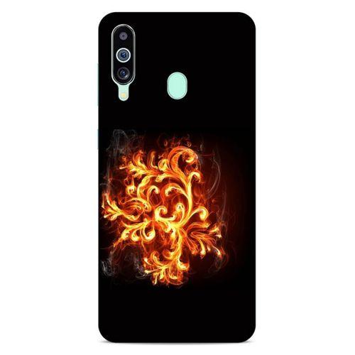 Lopard Samsung Galaxy M40 Uyumlu Kılıf FireX (26) Tpu Silikon Kılıf Ateş Wallpaper