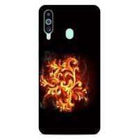 Lopard Samsung Galaxy M40 Uyumlu Kılıf FireX (26) Tpu Silikon Kılıf Ateş Wallpaper