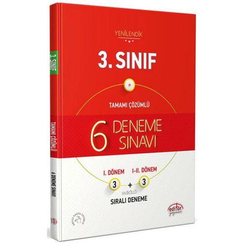 3. Sınıf 6 Deneme Sınavı Editör Yayınları