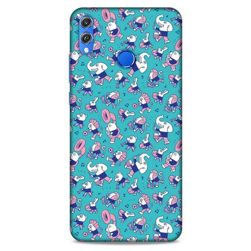 Animax Müzisyen Hayvanlar Huawei Honor 8x Kılıf Desenli Silikon