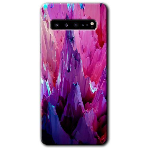 Potkal Hediye Fabrikası Samsung Galaxy S10 Plus Kılıf HD Desen Baskılı Arka Kapak - Abstraction Sharp