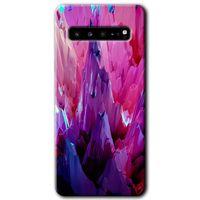 Potkal Hediye Fabrikası Samsung Galaxy S10 Plus Kılıf HD Desen Baskılı Arka Kapak - Abstraction Sharp