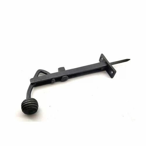 Antika Tarz Dekoratif Pirinç Ayarlı Panjur Stoperi - 150x55 Mm, Oksit